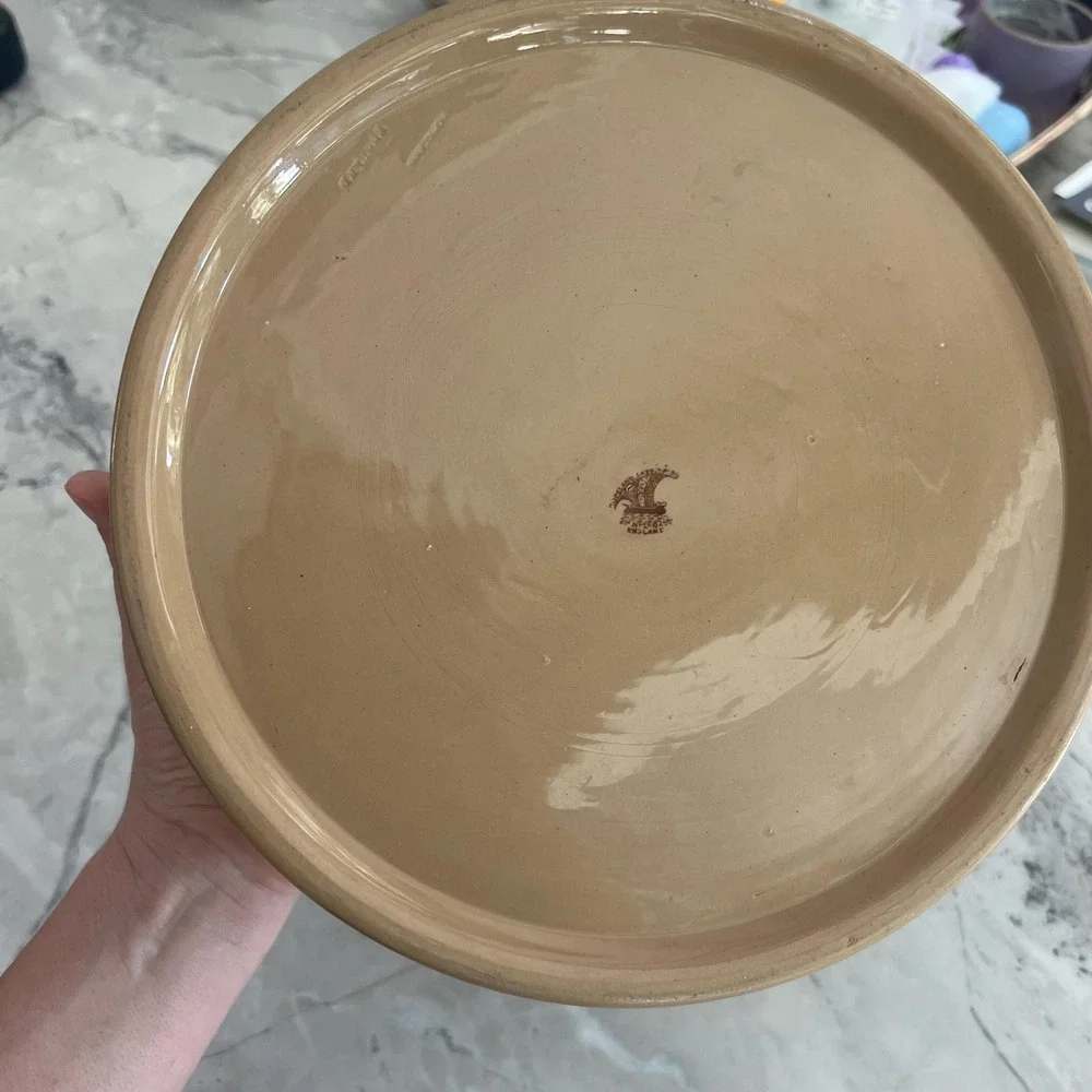 Antique Copeland‎ Late Spode Green Jasperware bowl or planter